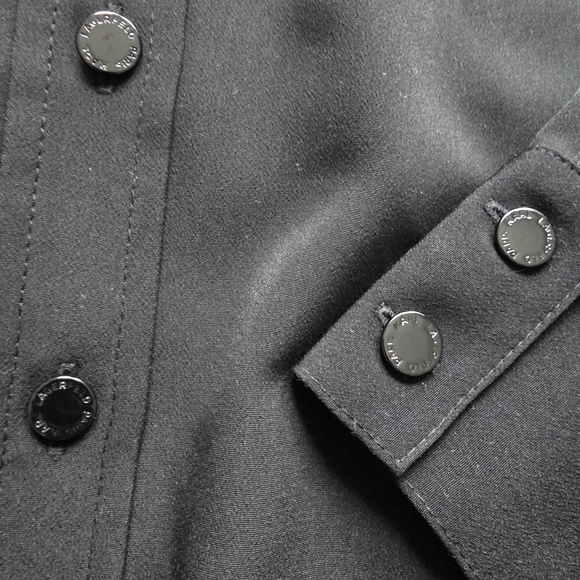 Karl Lagerfeld Paris Womens Plus Size Utility Shirt NWT - Picture 2 of 11